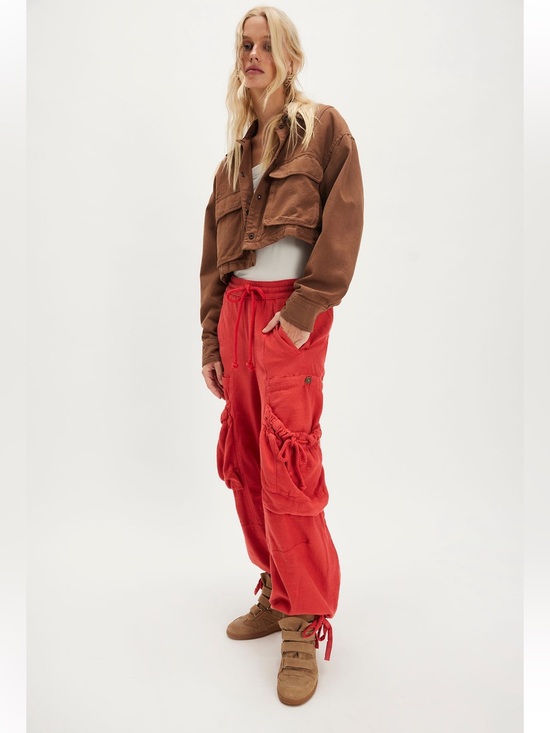 We The Free Pants - NWT FREE PEOPLE WE THE FREE ASHTON PULL ON FULL LENGTH CARGO PANTS